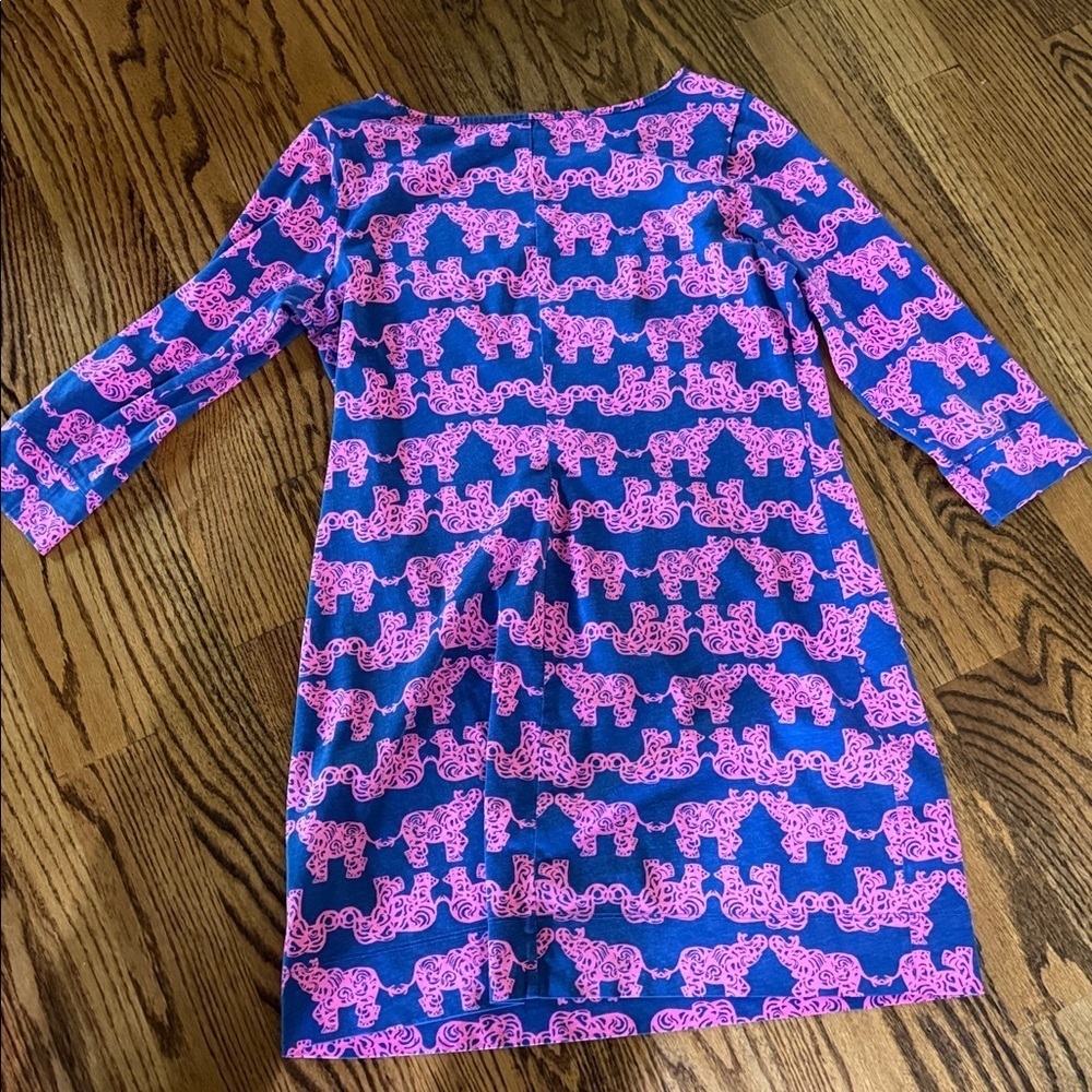 Lilly Pulitzer Marlowe Dress in print Pack Your trunk size large EUC - Picture 6 of 6